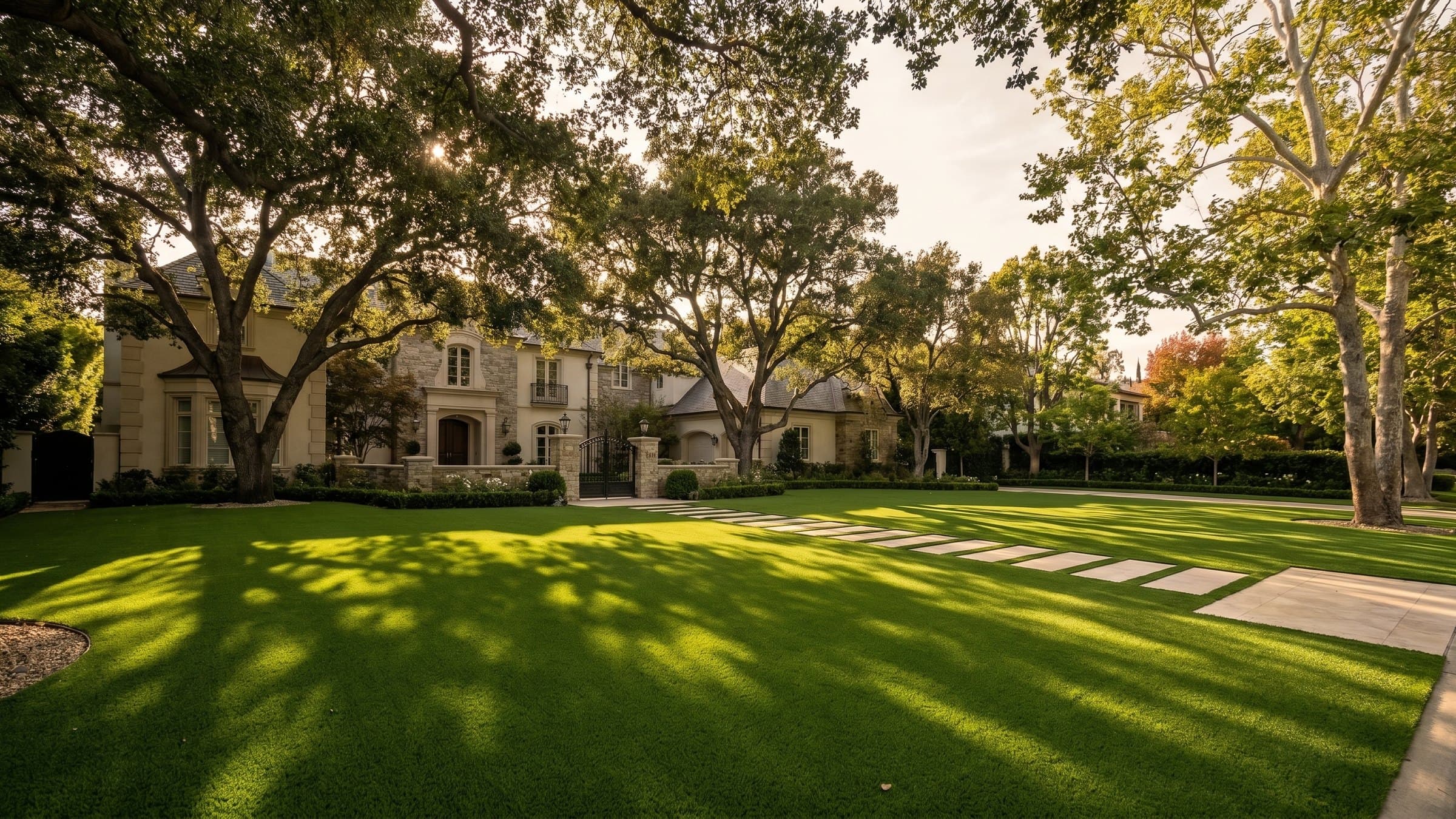 Artificial turf installation in Beverly Hills, CA