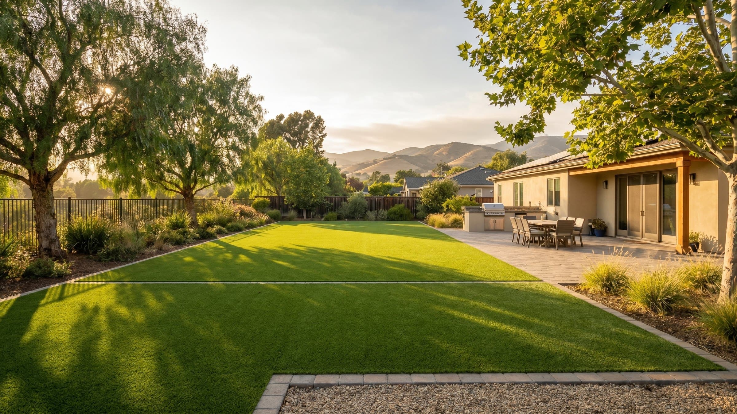 Artificial turf installation in Camarillo, CA