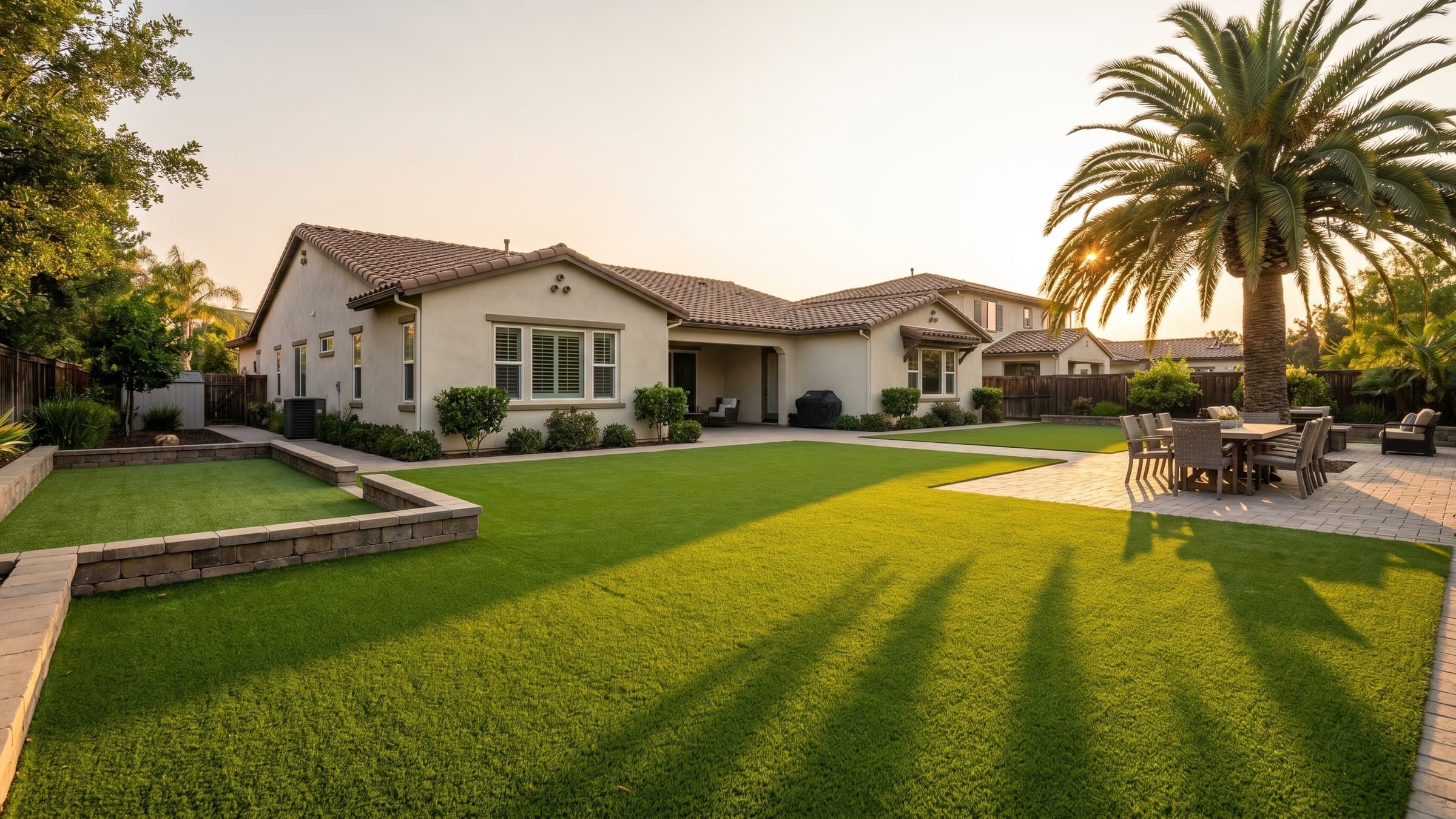 Artificial turf installation in Carmel Valley, CA