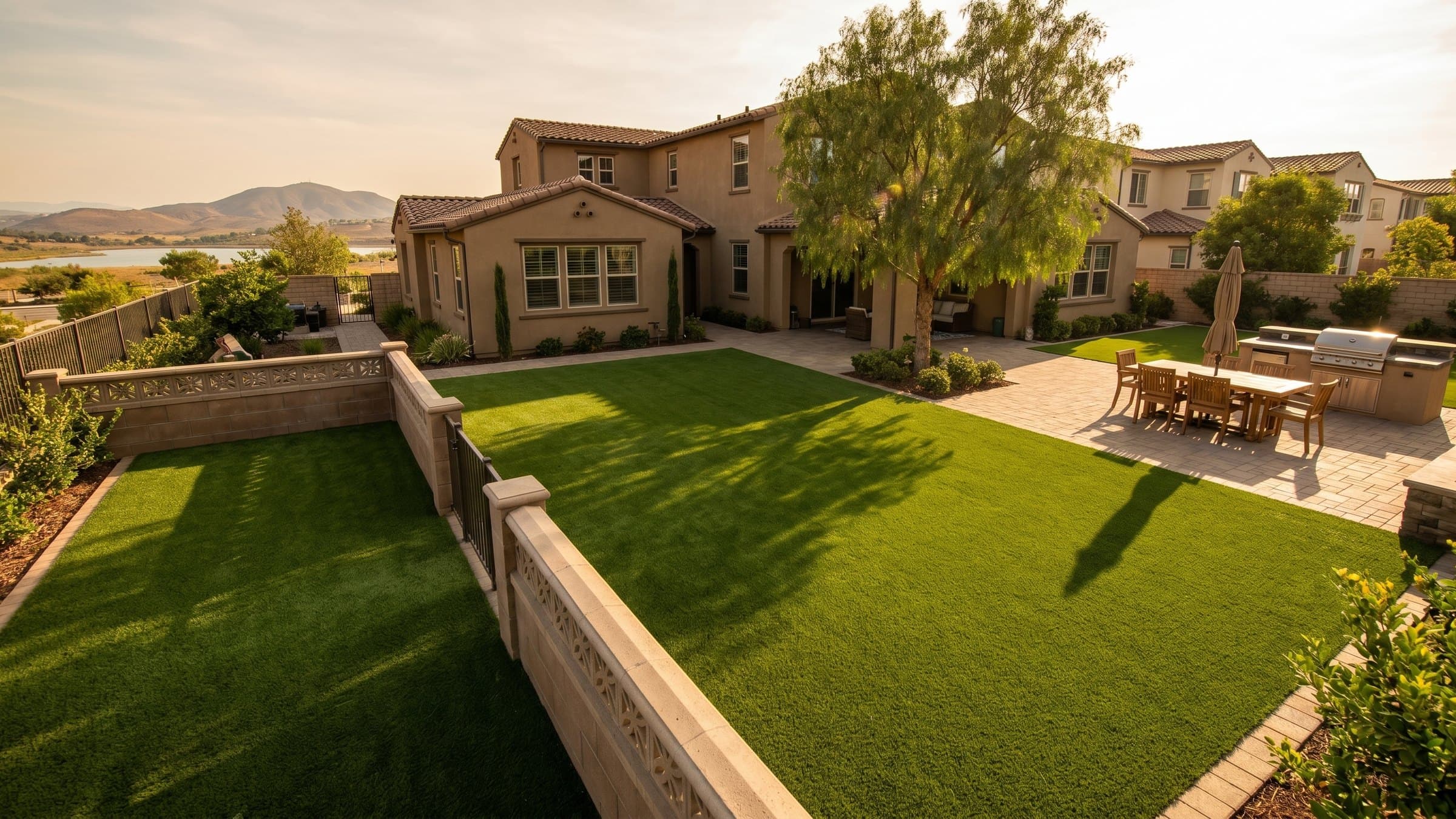 Artificial turf installation in Chula Vista, CA