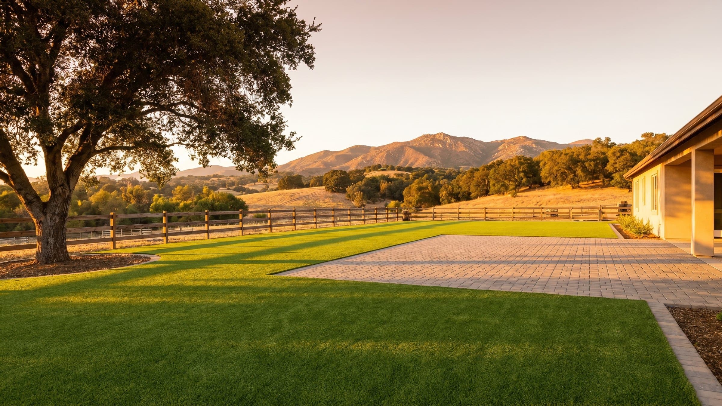 Artificial turf installation in Lakeside, CA
