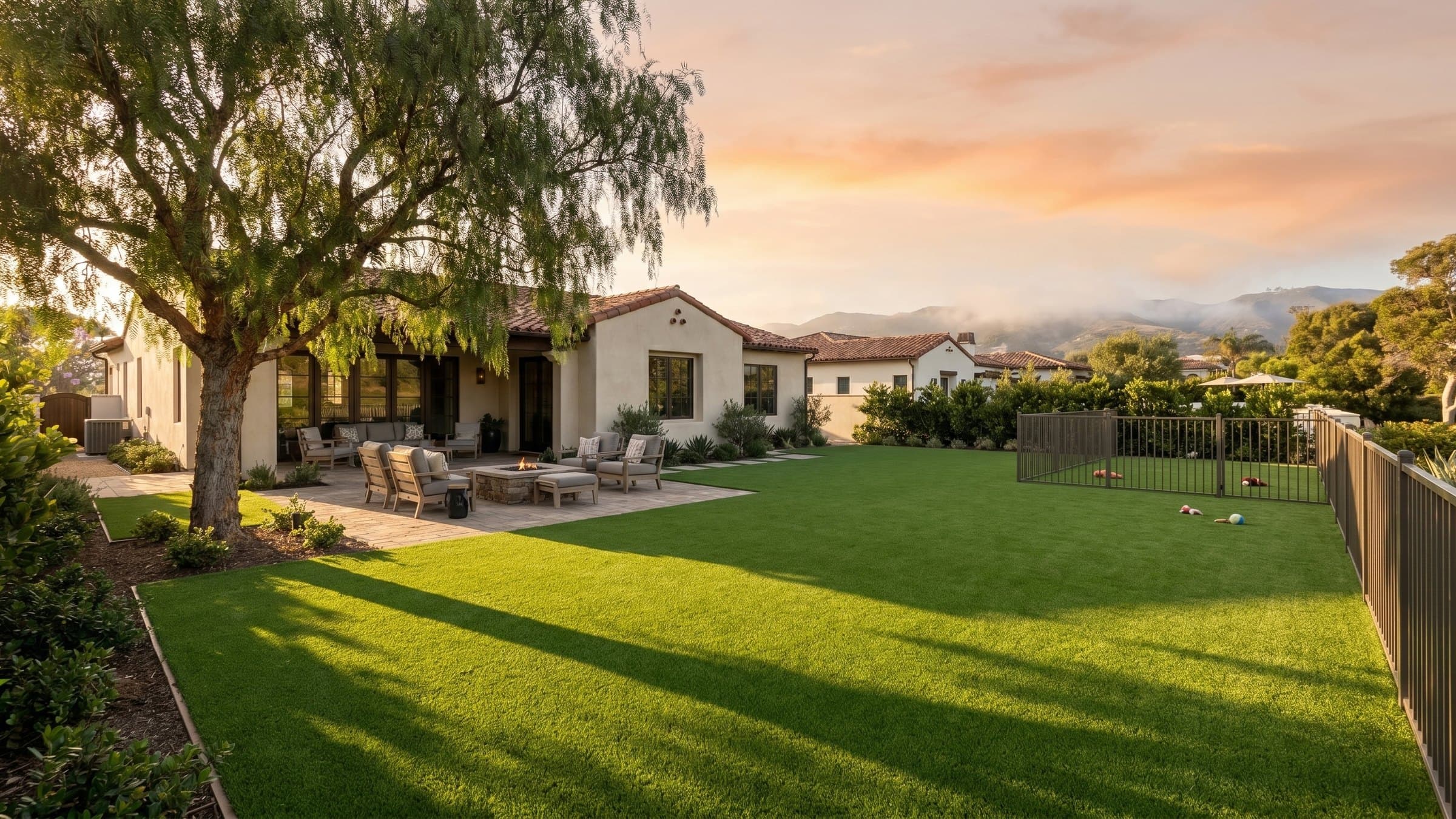 Artificial turf installation in National City, CA