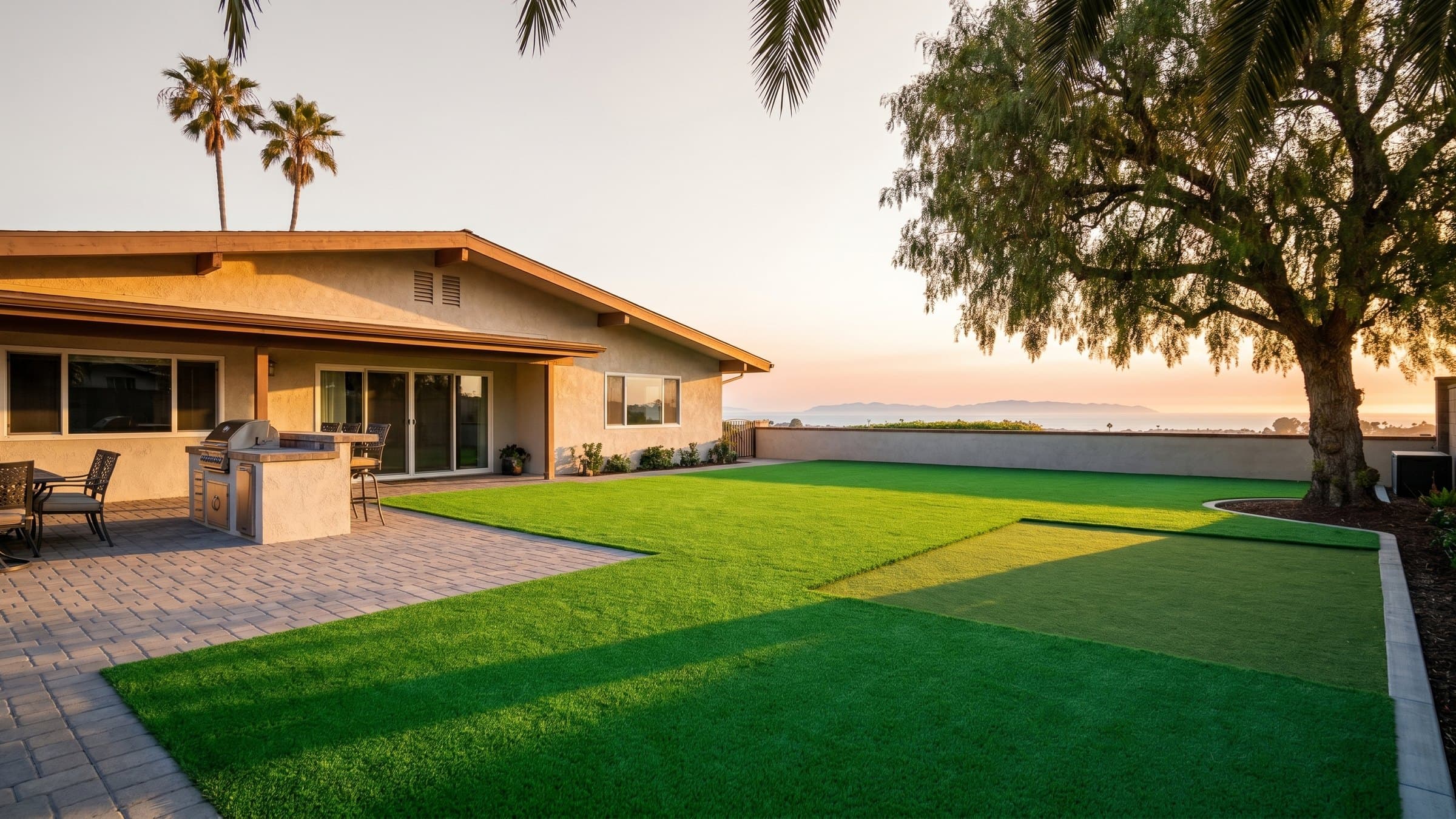 Artificial turf installation in Oxnard, CA