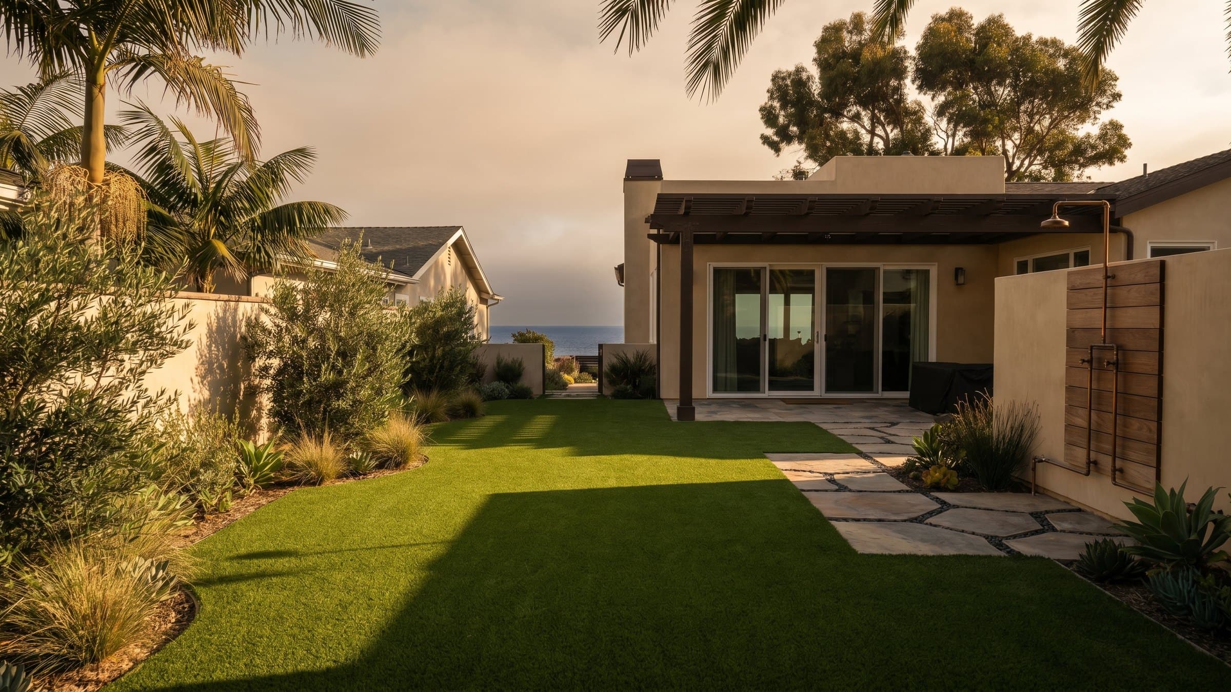 Artificial turf installation in Port Hueneme, CA