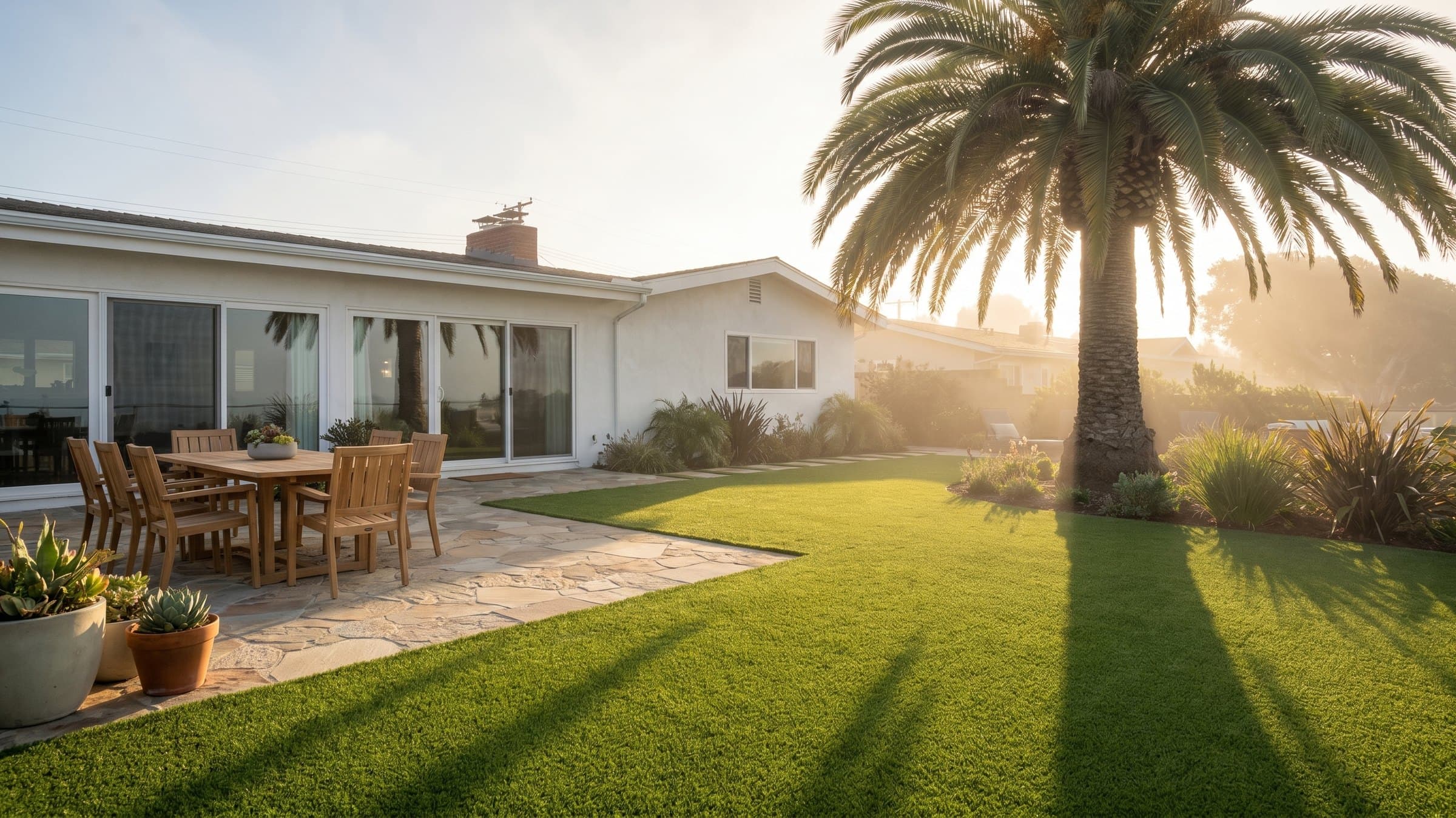 Artificial turf installation in Redondo Beach, CA