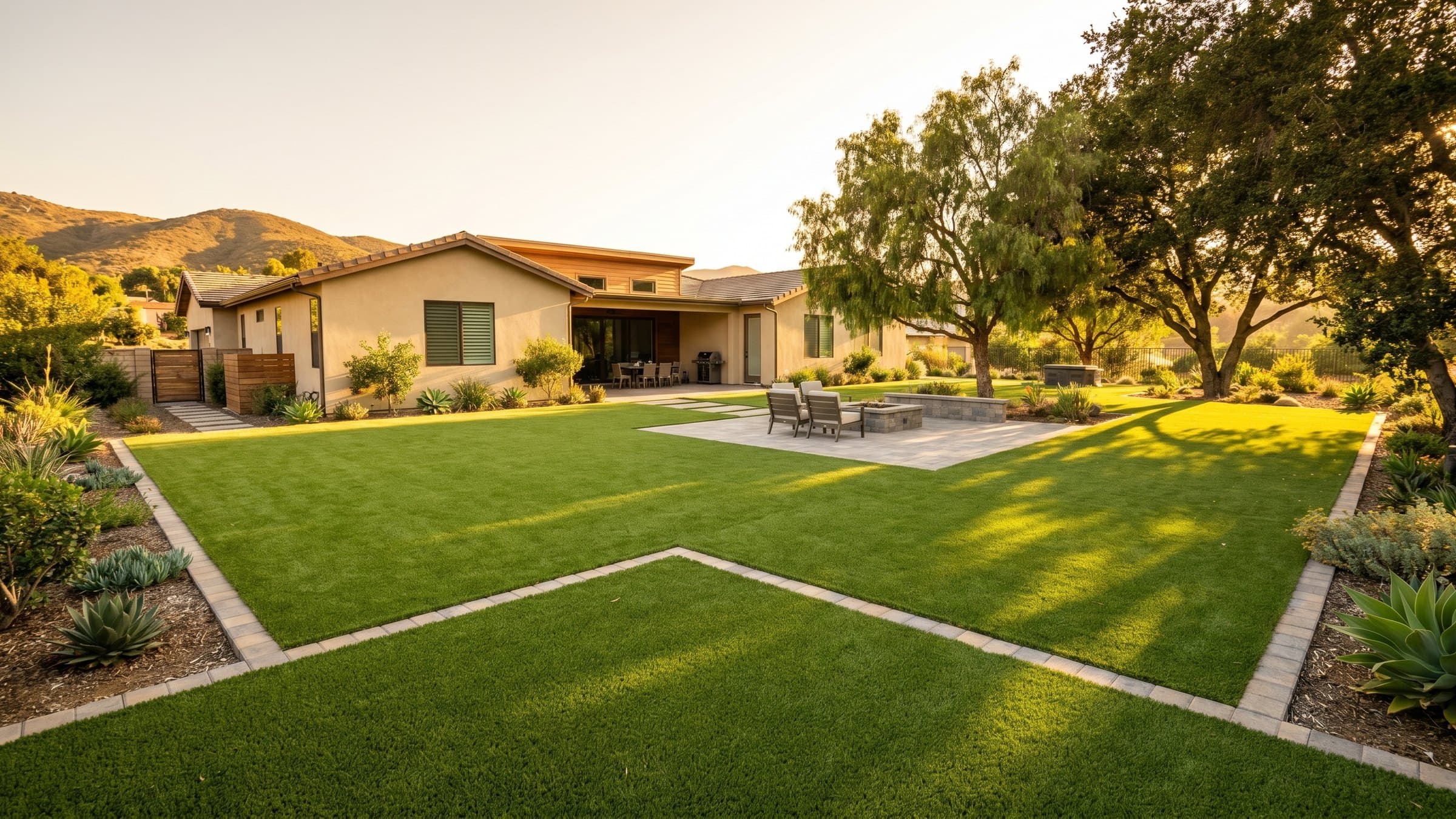 Artificial turf installation in San Marcos, CA