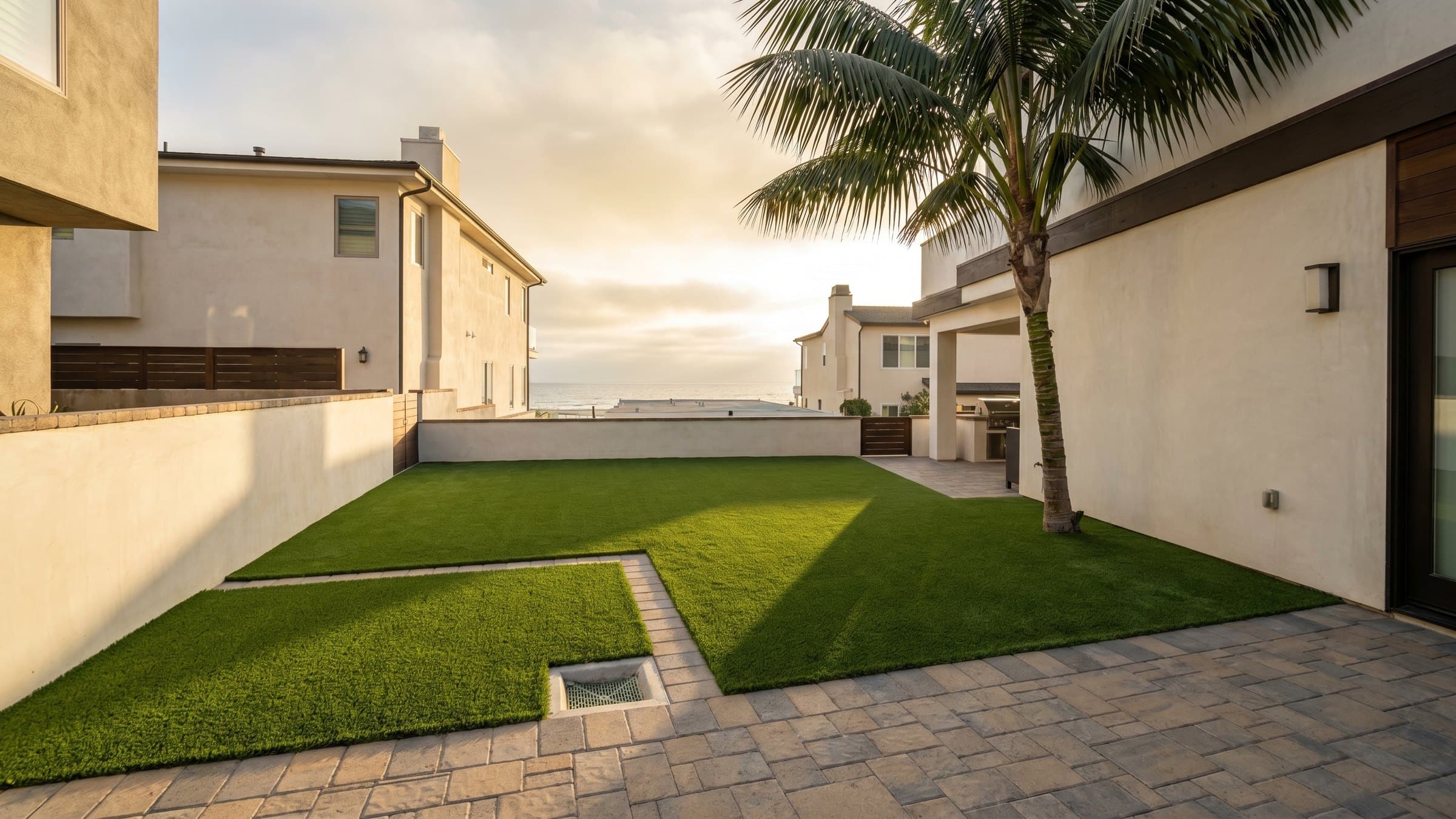 Artificial turf installation in Seal Beach, CA