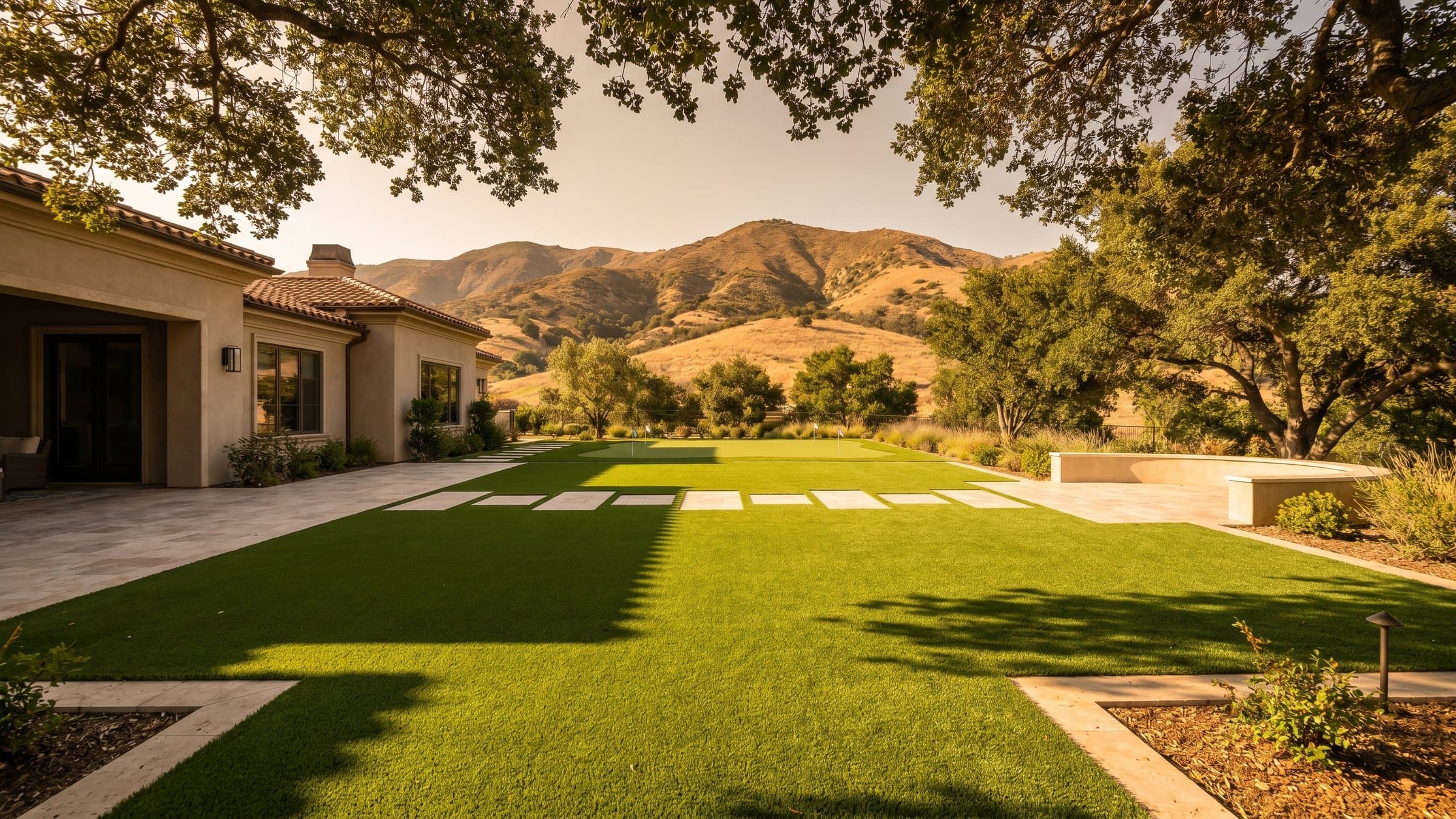 Artificial turf installation in Thousand Oaks, CA