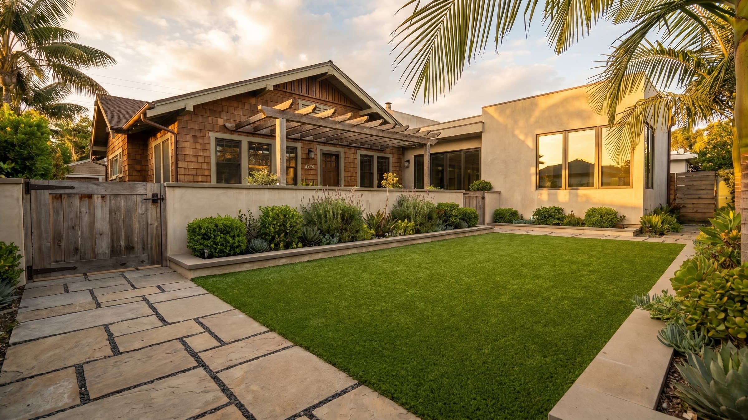 Artificial turf installation in Venice, CA