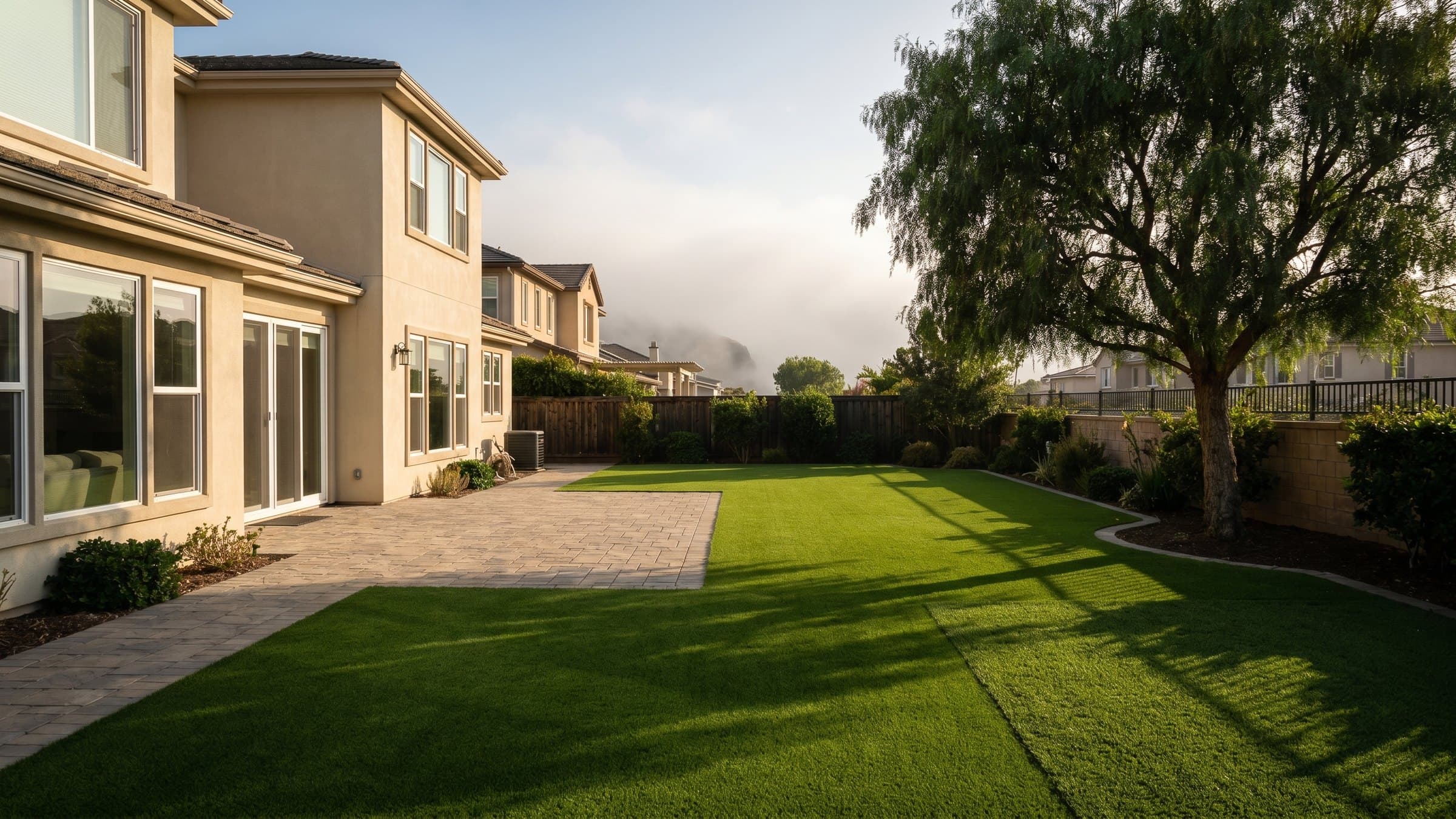 Artificial turf installation in Ventura, CA