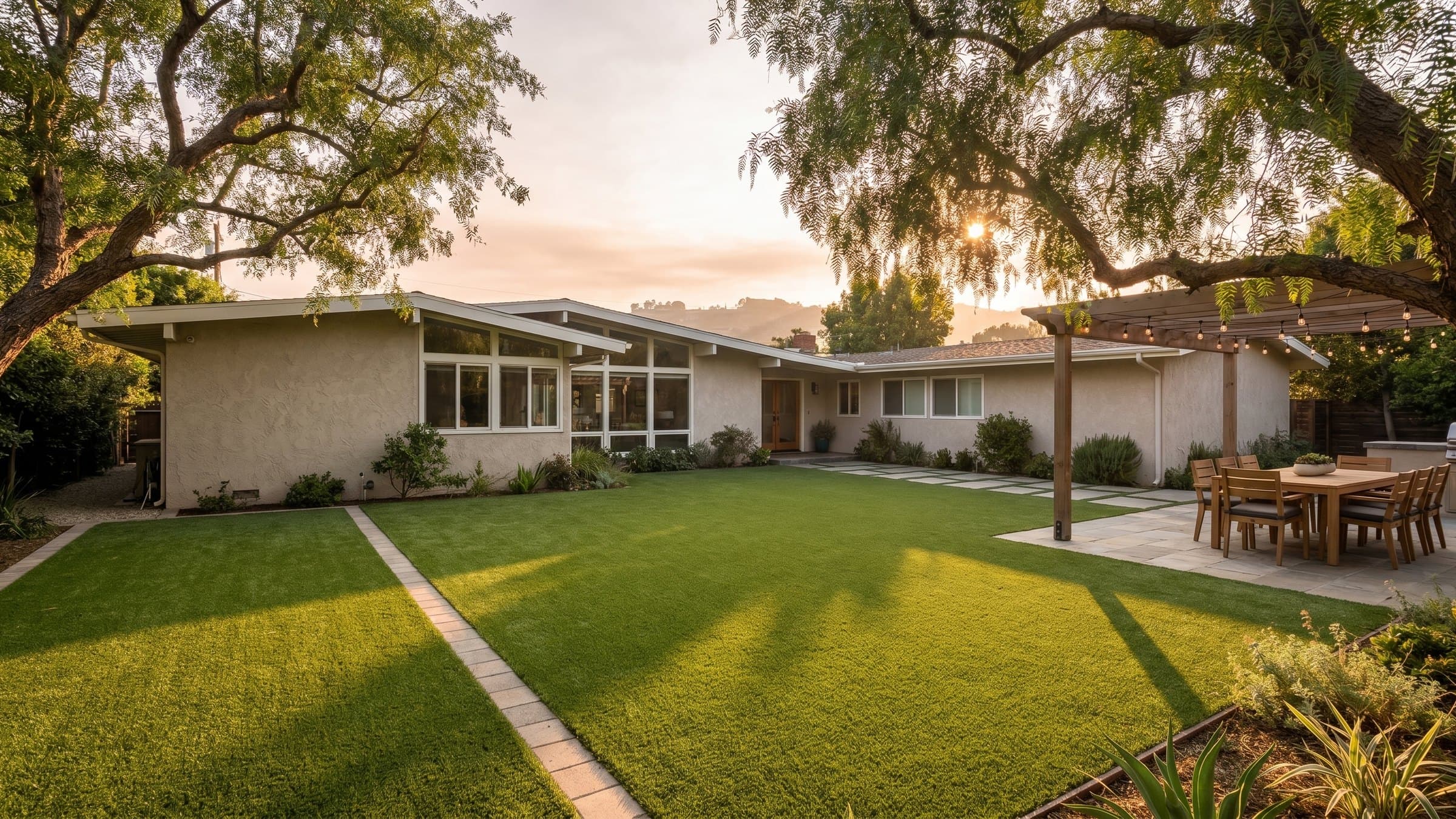 Artificial turf installation in Westchester, CA