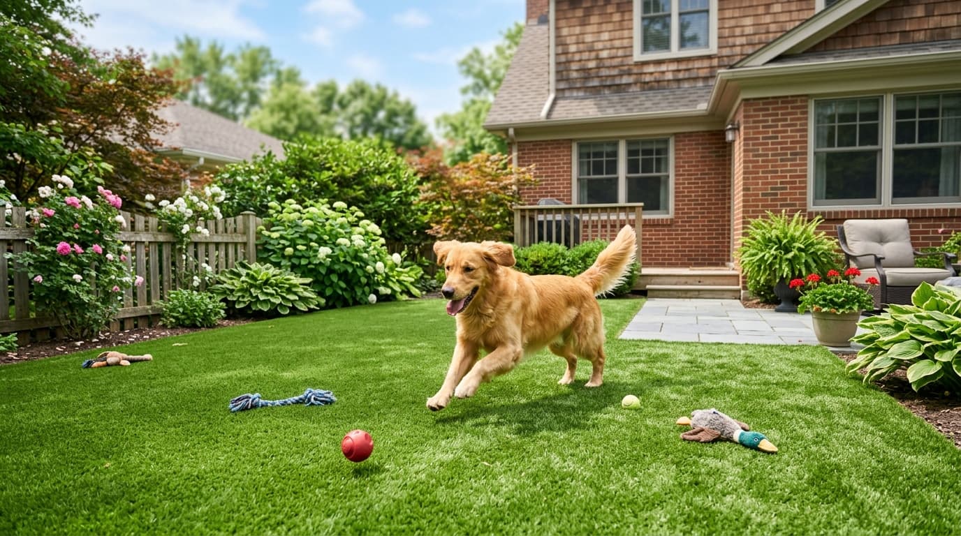 Pet Turf: artificial turf installation in Southern California